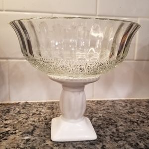 Glass treat dish